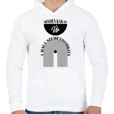 PRINTFASHION Minden kakas úr - Férfi kapucnis pulóver - Fehér