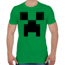 PRINTFASHION Minecraft #1 - Férfi póló - Zöld