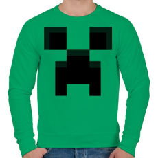 PRINTFASHION Minecraft #1 - Férfi pulóver - Zöld