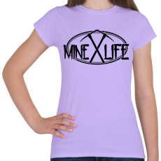 PRINTFASHION Minecraft - bányász élet - Női póló - Viola