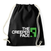 PRINTFASHION Minecraft - Creeper Face - Sportzsák, Tornazsák - Fekete