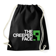 PRINTFASHION Minecraft - Creeper Face - Sportzsák, Tornazsák - Fekete tornazsák