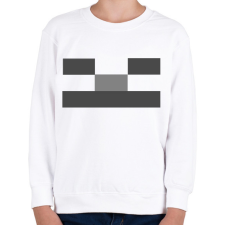 PRINTFASHION Minecraft csontváz - Gyerek pulóver - Fehér gyerek pulóver, kardigán