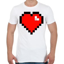 PRINTFASHION Minecraft Hearth - Férfi póló - Fehér férfi póló