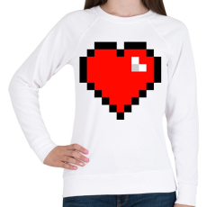 PRINTFASHION Minecraft Hearth - Női pulóver - Fehér