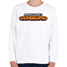 PRINTFASHION Minecraft játékmód - Gyerek pulóver - Fehér