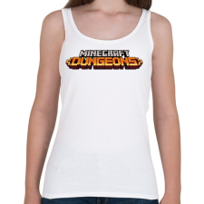 PRINTFASHION Minecraft játékmód - Női atléta - Fehér női trikó