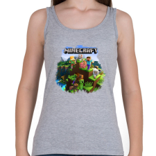 PRINTFASHION Minecraft - Női atléta - Sport szürke női trikó