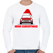 PRINTFASHION MINI CHRISTMAS - Férfi pulóver - Fehér férfi pulóver, kardigán