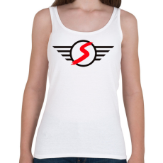 PRINTFASHION Mini Cooper S - Női atléta - Fehér