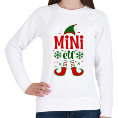 PRINTFASHION Mini elf - Női pulóver - Fehér