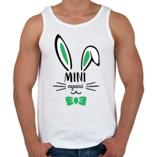 PRINTFASHION Mini nyuszi - fiú - Férfi atléta - Fehér atléta, trikó