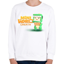 PRINTFASHION mini world - Gyerek pulóver - Fehér gyerek pulóver, kardigán