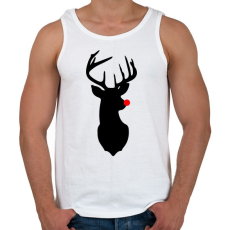 PRINTFASHION Minimal Rudolf - Férfi atléta - Fehér
