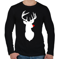 PRINTFASHION Minimal Rudolf - Férfi hosszú ujjú póló - Fekete női póló