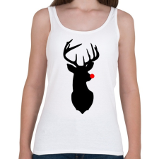 PRINTFASHION Minimal Rudolf - Női atléta - Fehér női trikó