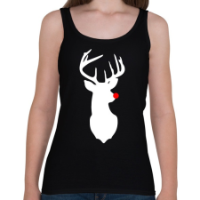 PRINTFASHION Minimal Rudolf - Női atléta - Fekete női trikó