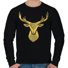 PRINTFASHION Minimal szarvas - Férfi pulóver - Fekete férfi pulóver, kardigán