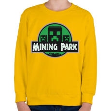 PRINTFASHION Mining Park - Gyerek pulóver - Sárga
