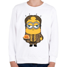 PRINTFASHION Minions - Gyerek pulóver - Fehér gyerek pulóver, kardigán