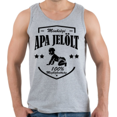 PRINTFASHION Minőségi apajelölt - Férfi atléta - Sport szürke