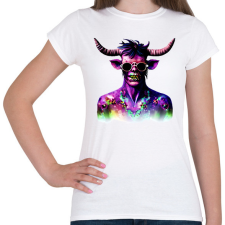 PRINTFASHION Minotaurusz_Zombi_1 - Női póló - Fehér női póló