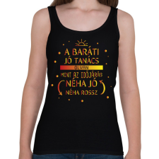 PRINTFASHION Mint az időjárás - Női atléta - Fekete női trikó