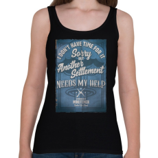 PRINTFASHION Minutemen - Női atléta - Fekete