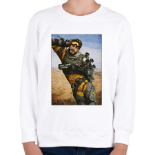 PRINTFASHION Mirage - Apex Legends - Gyerek pulóver - Fehér gyerek pulóver, kardigán