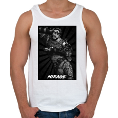 PRINTFASHION Mirage BW - Apex Legends - Férfi atléta - Fehér
