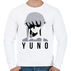 PRINTFASHION Mirai Nikki - Yuno - Férfi pulóver - Fehér