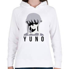 PRINTFASHION Mirai Nikki - Yuno - Női kapucnis pulóver - Fehér női pulóver, kardigán