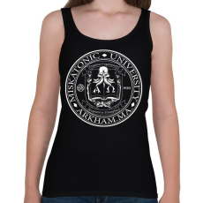 PRINTFASHION Miskatonic University - Női atléta - Fekete