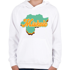 PRINTFASHION Miskolc - Gyerek kapucnis pulóver - Fehér