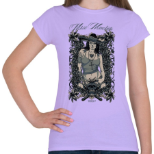 PRINTFASHION Miss macséta - Női póló - Viola női póló