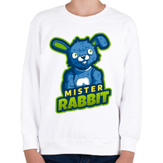 PRINTFASHION Mister Rabbit - Gyerek pulóver - Fehér