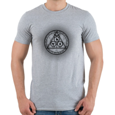 PRINTFASHION misztikus2 - Férfi póló - Sport szürke férfi póló