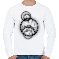 PRINTFASHION misztikus6 - Férfi pulóver - Fehér férfi pulóver, kardigán