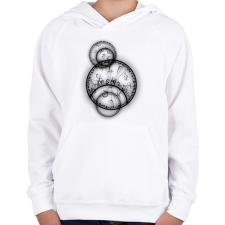 PRINTFASHION misztikus6 - Gyerek kapucnis pulóver - Fehér gyerek pulóver, kardigán