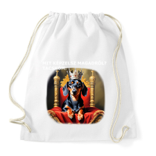 PRINTFASHION Mit képzelsz magadról - Sportzsák, Tornazsák - Fehér tornazsák