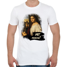 PRINTFASHION Mit mondtál? - Festmény - Férfi póló - Fehér