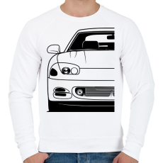 PRINTFASHION Mitsubishi 3000 GT - Férfi pulóver - Fehér