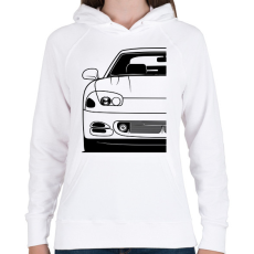 PRINTFASHION Mitsubishi 3000 GT - Női kapucnis pulóver - Fehér