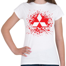 PRINTFASHION Mitsubishi Lancer Evo - Női póló - Fehér