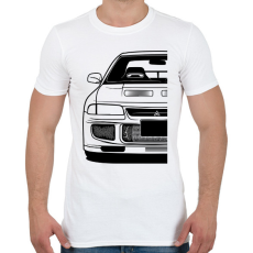 PRINTFASHION Mitsubishi Lancer GSR Evo 3 (1) - Férfi póló - Fehér