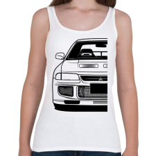 PRINTFASHION Mitsubishi Lancer GSR Evo 3 (1) - Női atléta - Fehér női trikó