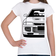 PRINTFASHION Mitsubishi Lancer GSR Evo 3 (1) - Női póló - Fehér