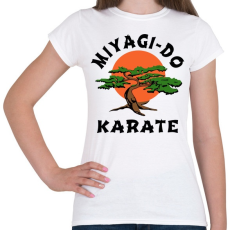 PRINTFASHION Miyagi-Do Karate - Női póló - Fehér