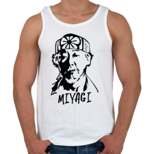 PRINTFASHION Miyagi sensei - Férfi atléta - Fehér atléta, trikó