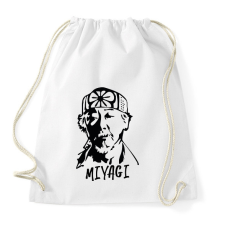 PRINTFASHION Miyagi sensei - Sportzsák, Tornazsák - Fehér tornazsák
